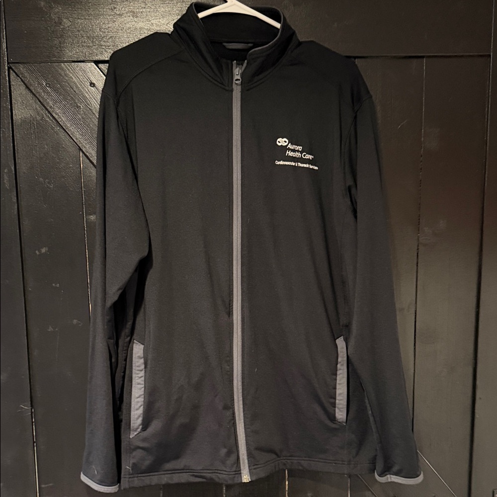 Men's Black Full-Zip Jacket